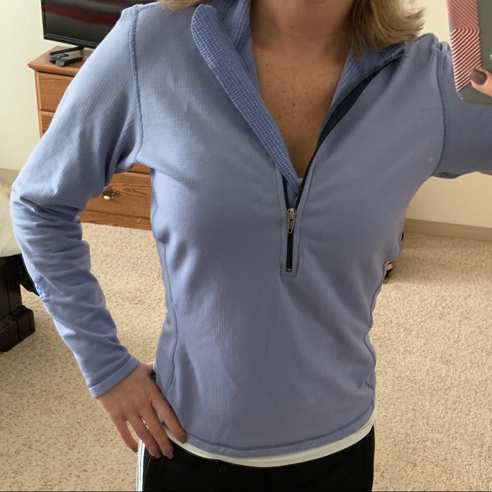 ❌SOLD❌ Violet Patagonia thermal 1/4 zip